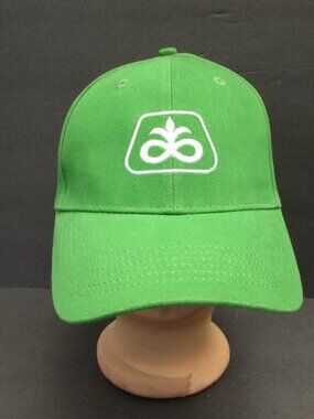 DuPont Pioneer Logo Strapback Baseball Hat Green Cap